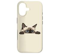Carcasa para iPhone 17 Judging You Silently Ragdoll Ojos Azules Asoma