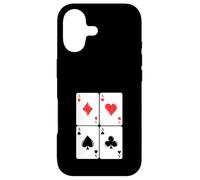 Carcasa para iPhone 17 Juego de Cartas Ases Gambling Poker Cuatro de una Clase