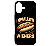 Carcasa para iPhone 17 Juego de Palabras Divertido con Salchichas con Forma de Trago Juicy Wieners