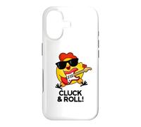 Carcasa para iPhone 17 Juego de Palabras Divertido de Pollo Cluck and Roll