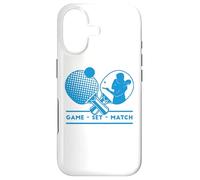 Carcasa para iPhone 17 Jugadores de Tenis de Mesa Game-Set-Match Mesa de Ping-Pong