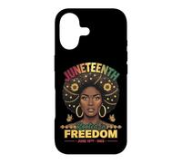Carcasa para iPhone 17 Juneteenth arraigado en la Libertad Junio de 1865 Black History Women's