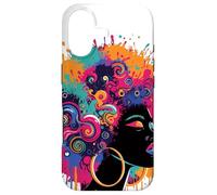 Carcasa para iPhone 17 Juneteenth Black Womens Queen Afro African Melanin Goteo