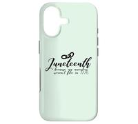 Carcasa para iPhone 17 JUNETEENTH Porque mis antepasados no Eran Libres en 1776 Meme