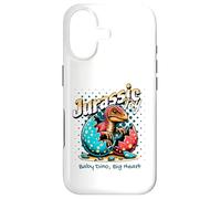 Carcasa para iPhone 17 Jurassic Joy Baby Dinosaur Big Heart Cute Dino Art