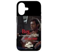 Carcasa para iPhone 17 Jurassic Park Dr. Ian Malcolm Right All The Time