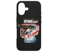 Carcasa para iPhone 17 Jurassic World Rebirth Warning Untamed Waters Mosasaurus