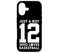 Carcasa para iPhone 17 Just A Boy Who Loves - Balón de Baloncesto (12 cumpleaños)
