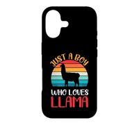 Carcasa para iPhone 17 Just A Boy Who Loves Llama
