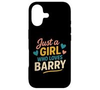Carcasa para iPhone 17 Just A Girl Who Loves Barry T-Shirt Cute Barry