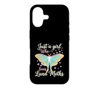 Carcasa para iPhone 17 Just A Girl Who Loves Luna Moths Moon Insect Lover