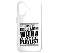 Carcasa para iPhone 17 Just A Good Mom What A Hood Lista de reproducción Día de la Madre D