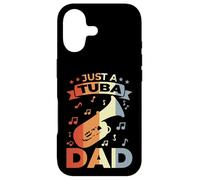 Carcasa para iPhone 17 Just A Tuba Dad Musical Papa Día del Padre