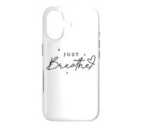 Carcasa para iPhone 17 Just Breathe Mindfulness Yoga Alivio de la ansiedad