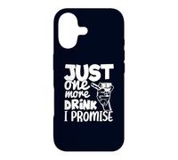 Carcasa para iPhone 17 Just One More Drink I Promise Funny Whisky Party Lovers