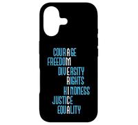 Carcasa para iPhone 17 Justice Igualdad América Anti-Trump Resist Regalo Político