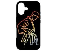 Carcasa para iPhone 17 Karate Boy Sketch Vintage Look Shotokan