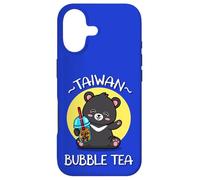 Carcasa para iPhone 17 Kawaii Boba Bubble Milk Tea Lover Formosa Bear Taiwan Travel