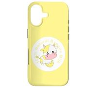 Carcasa para iPhone 17 Kawaii Cute Yellow Cow, Kawaii Banana Milk Girl