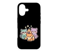 Carcasa para iPhone 17 Kawaii Forest Camp Amigos