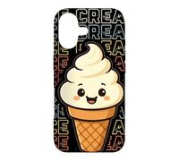 Carcasa para iPhone 17 Kawaii Ice Cream Cone Cute Smiling Vintage Anime Dessert