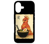 Carcasa para iPhone 17 Kawaii Phoenix Ramen Bowl Fideos japoneses Anime Cup Sopa