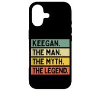 Carcasa para iPhone 17 Keegan The Man The Myth The Legend - Cita Personalizada Divertida