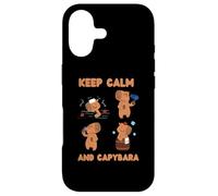 Carcasa para iPhone 17 Keep Calm and Capybara Agua Caliente Aguas Termales