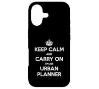 Carcasa para iPhone 17 Keep Calm and Carry On I'm an Urban Planner - Divertido