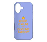 Carcasa para iPhone 17 Keep Calm and Give Me Candy Halloween Humor