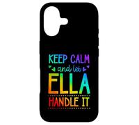 Carcasa para iPhone 17 Keep Calm and Let Ella Handle It Chill Nombre