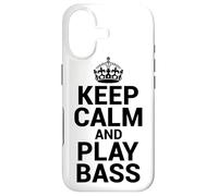 Carcasa para iPhone 17 Keep Calm and Play Bass Bassist Bass Player