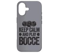 Carcasa para iPhone 17 Keep Calm and Play Bocce Jack Bocci Game Bocce
