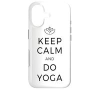 Carcasa para iPhone 17 Keep Calm & Do Yoga Om Meditación Chakra Mindfulness Mantra