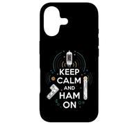 Carcasa para iPhone 17 Keep Calm Ham On Radio Operator Amateur Radio Tube