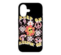 Carcasa para iPhone 17 Keep On Keepin' On Retro Daisy Graphic