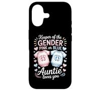 Carcasa para iPhone 17 Keeper of The Gender Auntie Loves You Baby Anuncio Tía