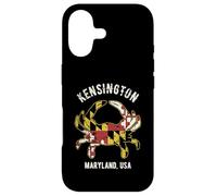 Carcasa para iPhone 17 Kensington Maryland USA Crab Vintage Diseño de Estilo Envejecido