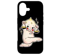 Carcasa para iPhone 17 Kewpie Baby Libra Zodiac Escalas de Justicia