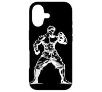Carcasa para iPhone 17 Kickboxing Guy Dibujando Muay Thai para Niños