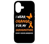 Carcasa para iPhone 17 Kidney Cancer I Wear Orange For My Grandmother Ribbon