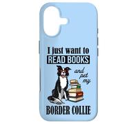 Carcasa para iPhone 17 Kids Boys Girls Read Books Border Collie Lover
