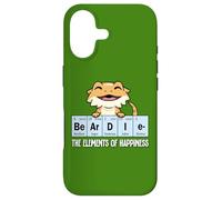 Carcasa para iPhone 17 Kids Girls Boys Tiny Dinosaur Elements Bearded Dragon Lover