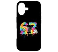 Carcasa para iPhone 17 Kids Meme 67 Six 6 Seven 7 Icecream Drip Zapato de Red de Voleibol