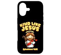Carcasa para iPhone 17 Kind Like Jesus Efesians Versículo de la Biblia Cute Kid Christianity