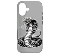 Carcasa para iPhone 17 King Cobra Snake x Snake Serpiente Cobra Blackwork
