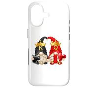Carcasa para iPhone 17 King of Spades and Queen of Hearts with Funny Garden Gnomes