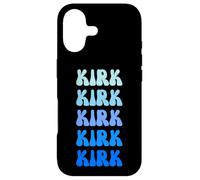 Carcasa para iPhone 17 Kirk Retro Name Stack Design