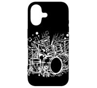 Carcasa para iPhone 17 Kit de batería Line Art Platos