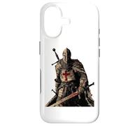 Carcasa para iPhone 17 Knight Christian Templario Guerrero de Dios Crusader Gift